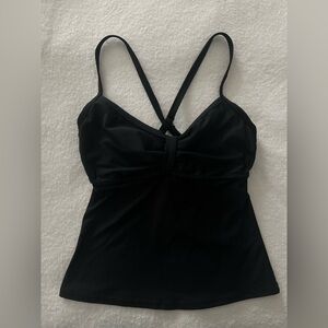 Black Tankini Mastectomy Top